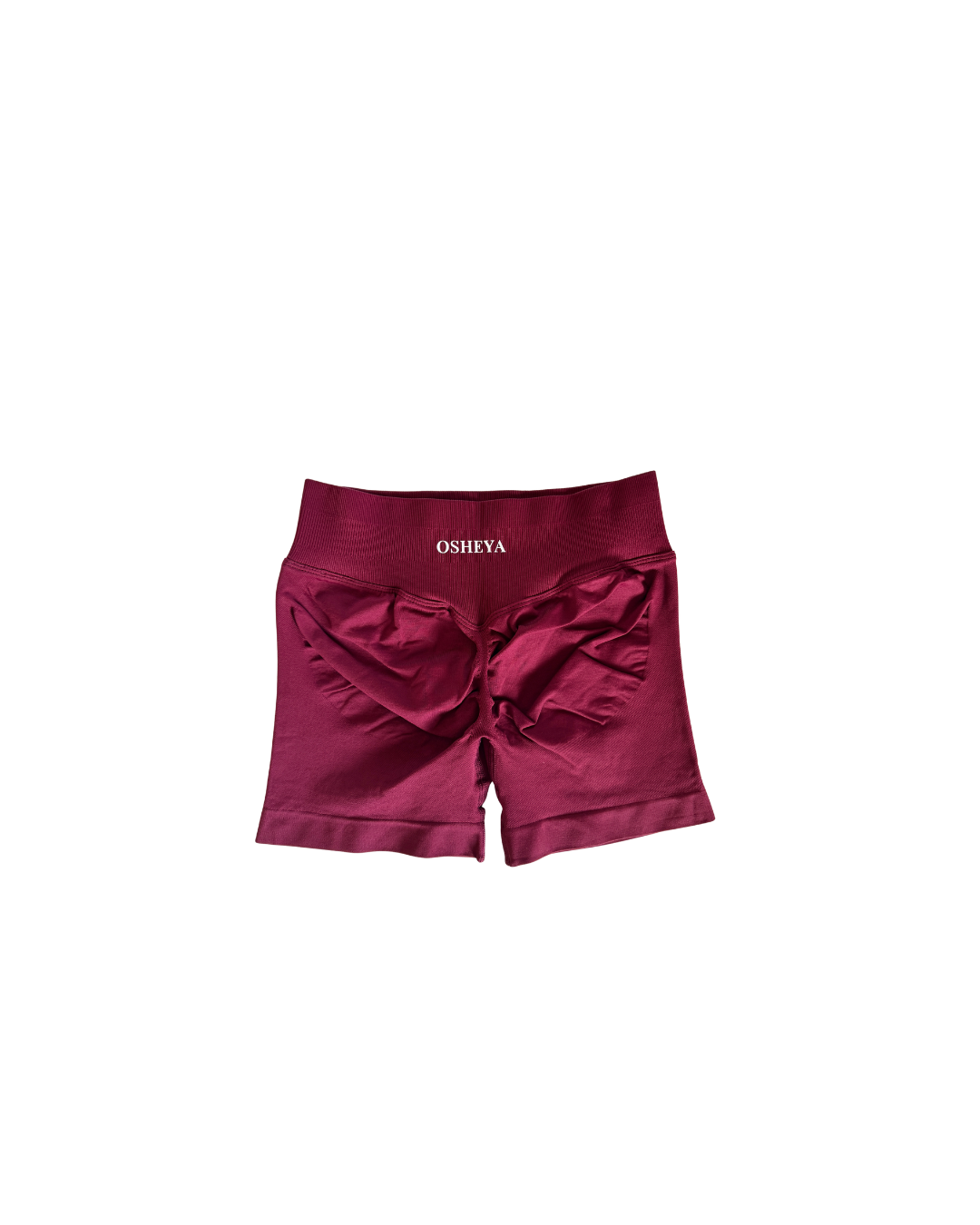 Magenta sculpting shorts