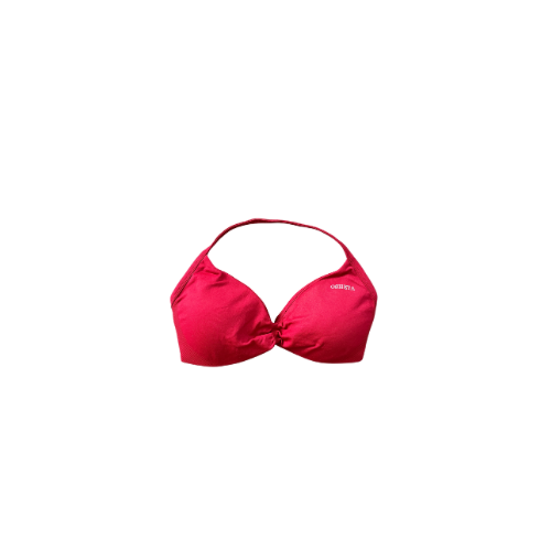 Red Velvet Strap Lift Bra