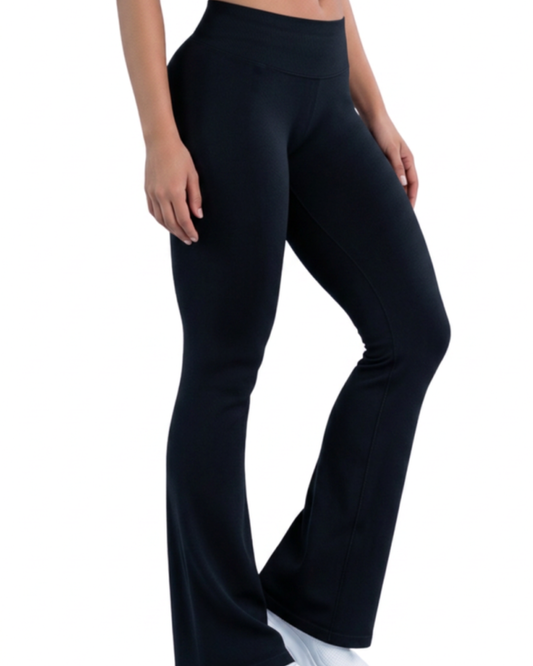 Black Ryder flare leggings